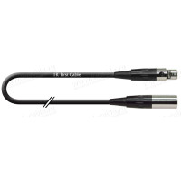 1T-AMC64-08 - Мікрофонний кабель, серія COMPACT, mini XLR4 штекер > mini XLR4 гніздо