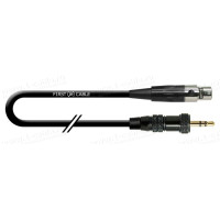 1T-AMG80-00.5NA - Кабель мікрофонний, серія COMPACT, mini XLR4 гніздо > mini Jack 3.5 стерео штекер