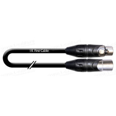 1T-AMGH11-000.5 - Кабель микрофонный, серия BASIC, FRNC Eca, XLR3 гнездо > XLR3 штекер