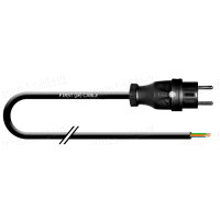 1T-MP252-01 Кабель силовий у гумовій ізоляції H07RN-F, еластичний, SCHUKO штекер > Pigtail