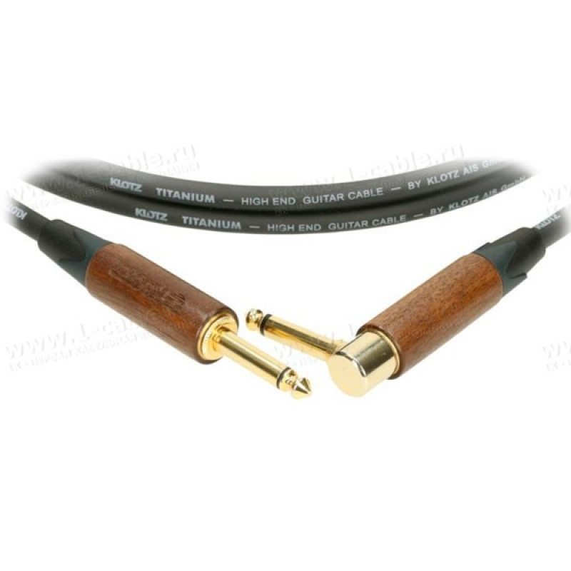 TIW0450PR - Гитарный кабель "TITANIUM Walnut" c минимальной микрофонией, моно Phono Jack