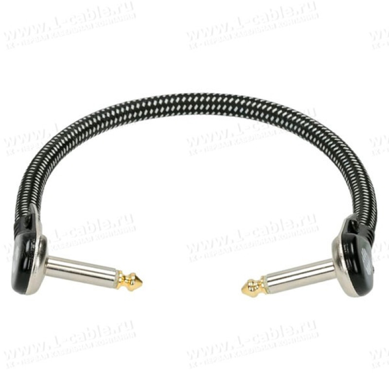 VINPAN0030 - Інструментальний патч-кабель «'59 Vintage» моно кутовий Phono Jack > моно кутовий