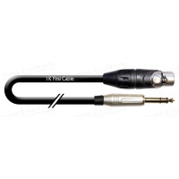 1T-AIC5-01 - Аудиокабель переходной, Jack 6,3 stereo штекер > XLR3 гнездо, диаметр - 6 мм