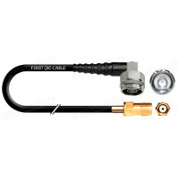 1T-VX47LA-00.5 Кабель коаксіальний перехідний 50 Ом, N кутовий штекер > SMA гніздо, LMR-195LL, D= 5.0 мм