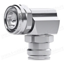 J01442A3005 - Кабельный переходной адаптер угловой 4.3-10 · 50 Ом штекер > штекер, IP68