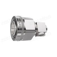 J01460A3009 - Кабельный угловой разъем 2.2/5 · 50 Ом штекер, пайка, IP68, G9 (UT-250) | G20 (1/4" Flex)