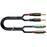 1T-AIC50-00.1 - Аудиокабель переходной, 2x Jack 3,5 mono штекер > 2x RCA гнездо