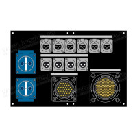 PC319-21-4SC/8X3F/4X3M/1X5M/2JS/2UF - Кінцева комбінована панель для люка CAJA CIMA 319