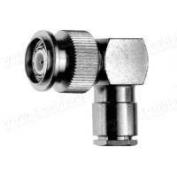 J01012A0002 - Кабельный угловой разъём TNC · 75 Ом штекер, муфта /опрессовка, G2 (RG-59B/U)