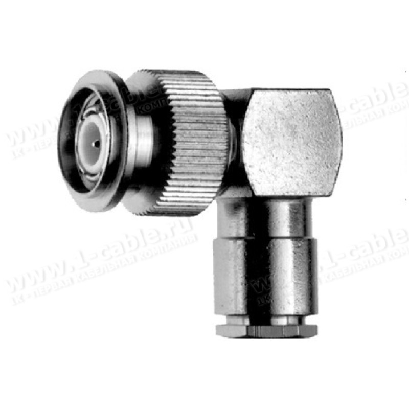 J01012A0002 - Кабельний кутовий роз'єм TNC · 75 Ом штекер, муфта/опресування, G2 (RG-59B/U)