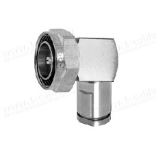 J01120A0112 - Кабельний кутовий роз'єм 7-16 · 50 Ом штекер, муфта/закрутка, IP67