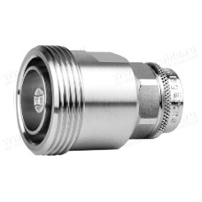 J01122С0011 - Кабельный переходной адаптер 50 Ом · 7-16 гнездо > N штекер, латунь /покрытие белая бронза