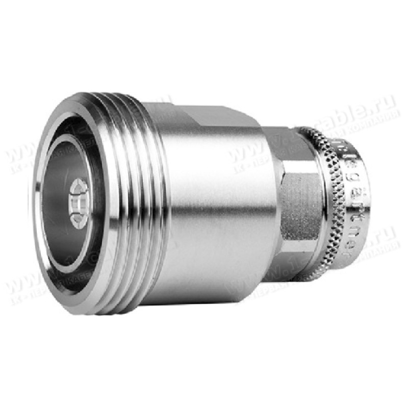 J01122С0011 - Кабельный переходной адаптер 50 Ом · 7-16 гнездо > N штекер, латунь /покрытие белая бронза