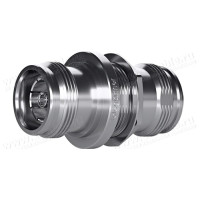 J01442C0002 - Панельний перехідний адаптер 4.3-10 - 50 Ом гніздо > гніздо, кріплення - гайка