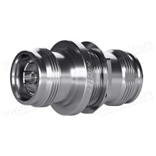 J01442C0002 - Панельный переходной адаптер 4.3-10 · 50 Ом гнездо > гнездо, крепление- гайка