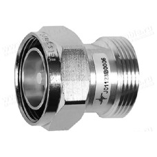 J01123B0006 - Кабельный переходной адаптер 7-16 · 50 Ом штекер > гнездо, IP67, латунь /покрытие никель