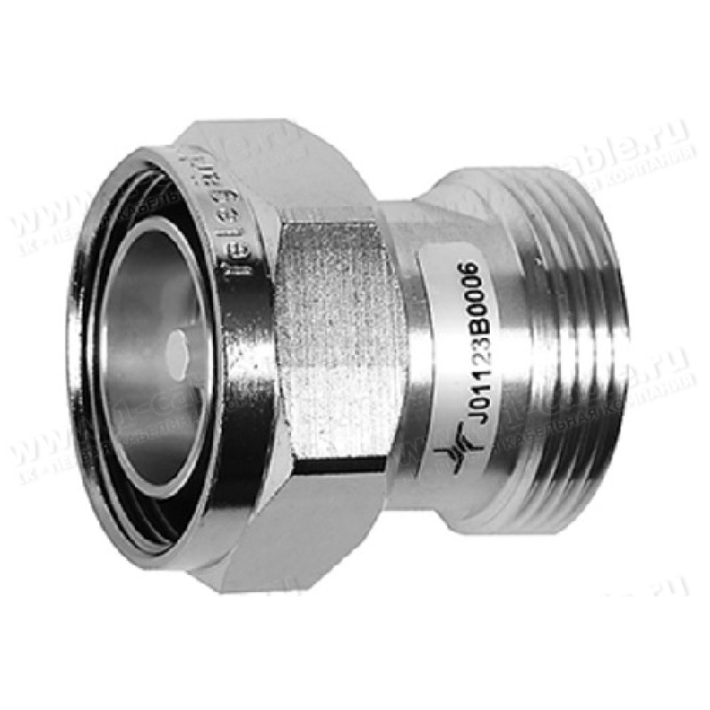 J01123B0006 - Кабельный переходной адаптер 7-16 · 50 Ом штекер > гнездо, IP67, латунь /покрытие никель