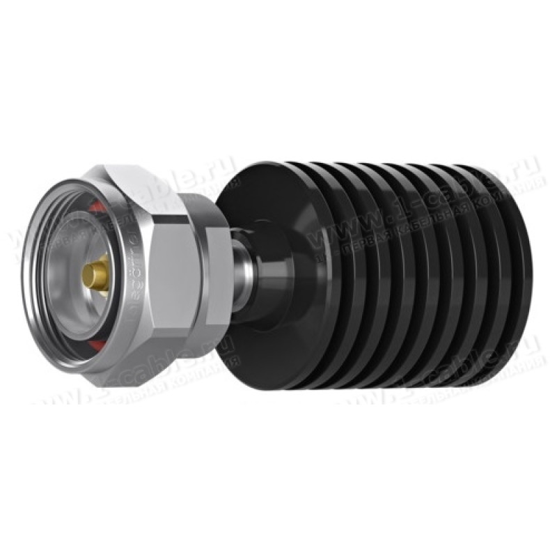 J01124A0007 - Опір навантаження 7-16 · 50 Ом штекер, 10 Вт, IP67, латунь / покриття нікель