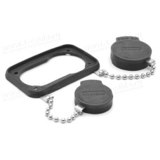 HPT-CAPD - Защитная заглушка с уплотнителем корпуса для панельных комбинированных разъемов штекер /гнездо