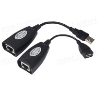HIT-USB2.0-50 - Компактний подовжувач лінії USB 2.0 по кручений парі кат.5e/6 на 50 м