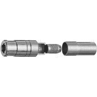 J01161A0788 - Кабельный разъем SMB · 50 Ом гнездо, обжим /ц. контакт- пайка, G13 (0.4/2.5)