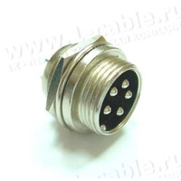 DS1110-PM03 - Роз'єм DS1110, панельний, штекер, різьбове з'єднання, контактів-3