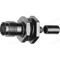 J01011A0075 - Роз'єм TNC, монтажний, гніздо, 50 Ом, губки: N01003A0005, обжим, G1