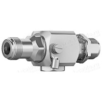 J01028A0064 - Защитное устройство N, гнездо - гнездо, 3.8 ГГц, сменная газовая капсула