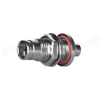 J01481A0002 - Разъём 1.5-3.5, монтажный, гнездо, 50 Ом, уплотнение к панели, обратное крепление