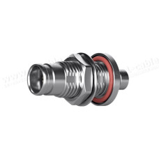 J01481A0002 - Разъём 1.5-3.5, монтажный, гнездо, 50 Ом, уплотнение к панели, обратное крепление