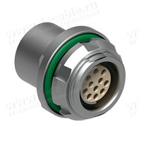 DBPE 104 A066-140 - Роз'єм CORE BRASS, панельний, корпус-гніздо, задній фланець, розмір 104