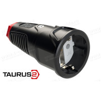 2510-sr - Розетка SCHUKO CEE 7/4, кабельна, TAURUS2, ущільнювач введення на кабель D=6-13 мм