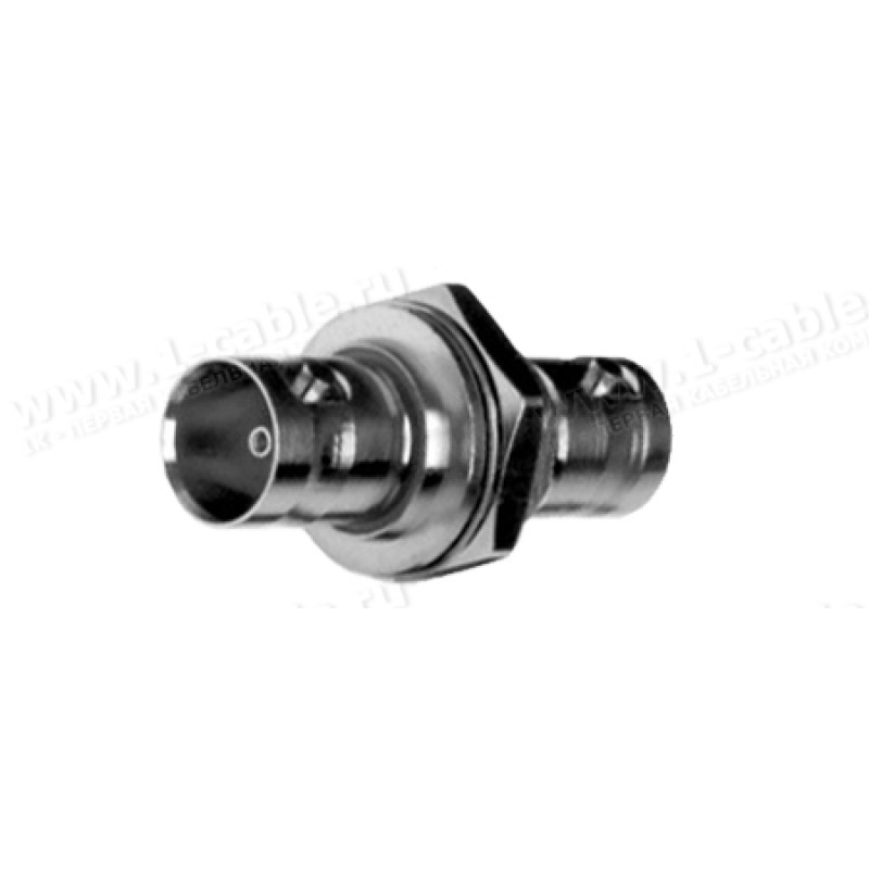 AC-BNC-JJA-75T - Адаптер UHD BNC, гніздо - гніздо, монтажний, кріплення: фланець, 75 Ом