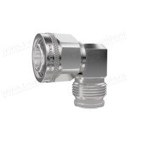 J01462A0005 - Адаптер 2.2-5, штекер - гнездо, угловой, фиксация: резьбовая ключом, 6.0 ГГц