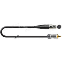 1T-AIC96-00.5 - Аудіокабель перехідний, mini XLR3 гніздо > RCA штекер, діаметр - 4.6 мм