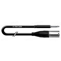 1T-AIC98-08 - Аудіокабель перехідний, Bantam > XLR3 штекер, діаметр - 4.6 мм, колір - чорний