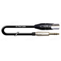 1T-AMB25-00.5 - Кабель мікрофонний, Basic, XLR3 штекер> Jack 6,3 stereo штекер, діаметр-6 мм