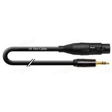 1T-AMB32-00.5 - Кабель микрофонный, Basic, XLR3 гнездо > Jack 3.5 stereo штекер, диаметр- 6 мм