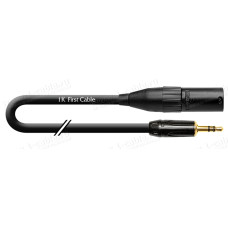 1T-AMB33-01 - Кабель микрофонный, Basic, XLR3 штекер > Jack 3.5 stereo штекер, диаметр- 6 мм