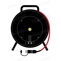 1T-8TRX1/1FRPUR-320 - Триаксіальна мобільна камерна система на котушці, Triax Flex 8мм