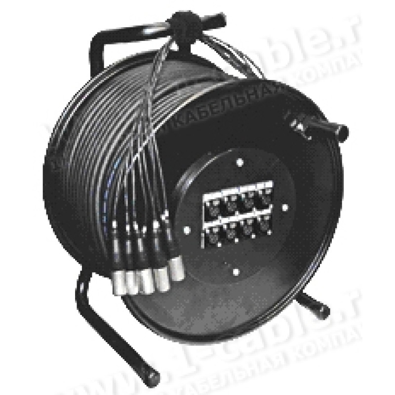 1T-PS12/4RX-100 - 16-кан.(12-IN/4-OUT) турова АУДІО мультикорна система на котушці