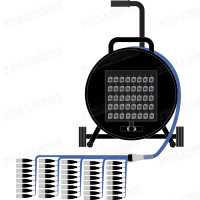 1T-PS32/8RX-060 - 40-кан.(32-IN/8-OUT) туровая АУДИО мультикорная система на катушке