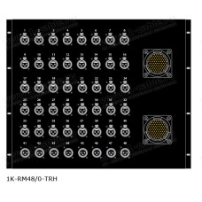 1T-RM40/40/0-TRX - Stage Box рэковый с трансформаторной развязкой выходов, Tourline 16U