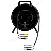 1T-V2/A1SK-050 - 3-кан. АУДІО-ВІДЕО кабельна система на котушці, коса (2x BNC SDI штекер