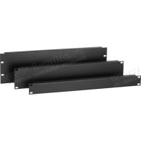 Blank-S-001 - 19" рековая бланк-панель, сталь, высота-1U, ширина ребер жесткости 10 мм