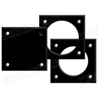 Boxada-000 - Адаптер модульної комутаційної коробки, заглушка для встановлення в Box-1U