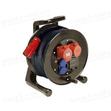 GT 380.C532C516MD2.33KS540 - Силовой кабельный удлинитель на катушке: 1 CEE 32A, 1 CEE 16A, 2 SCHUKO