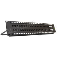 PT-1262 - 19" патч-панель для аналоговых и цифровых SDI сигналов, тип MUSA, 2U, 2x 16, Pinanson