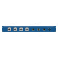 TPC07-1U-6LF/1KF/1B - Кінцева панель комбінована, 7 каналів, 1U, 6x RJ45; 1x BNC F>F (75 Ом)