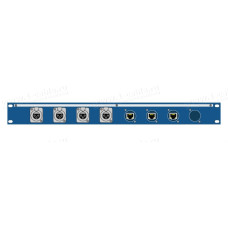 TPC07-1U-6LF/1KF/1B - Оконечная панель комбинированная, 7 каналов, 1U, 6x RJ45; 1x BNC F>F (75 Ом)